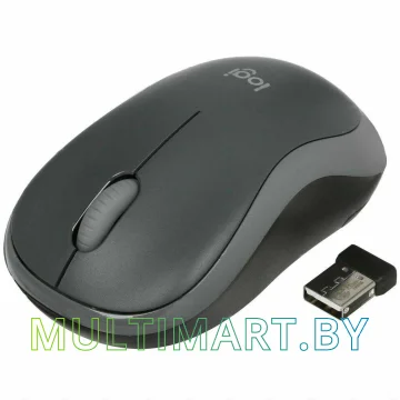 Мышь Logitech M186 (черный/серый) картинка 3